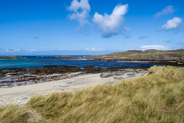 Fototapeta na wymiar The Ardnamurchan peninsula is a wild, remote yet beautiful place full of wonderful scenery situated on the west coast of Scotland. 