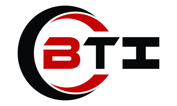 BTI swoosh three letter logo design vector template | monogram logo | abstract logo | wordmark logo | letter mark logo | business logo | brand logo | flat logo | minimalist logo | text | word | symbol