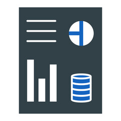 Business Report Icon Design