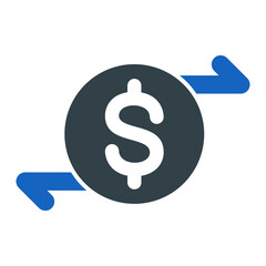 Money Flow Icon Design