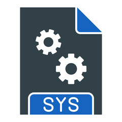 SYS File Format Icon Design