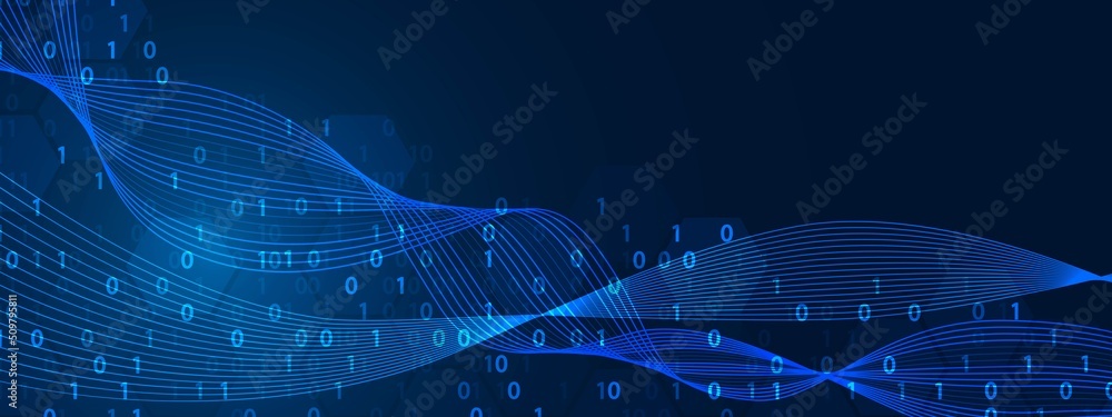 Aufkleber neon background frame. glow digital wave design. information security. texture of connection of line