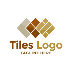 tiles flooring logo design creative