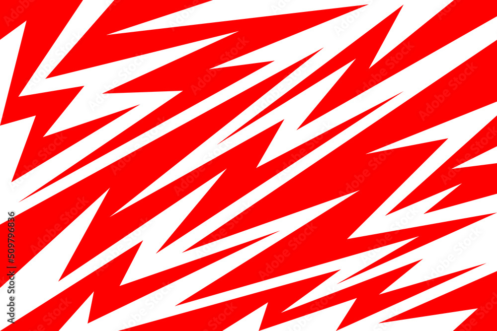 Aufkleber abstract background with various sharp, zigzag and arrow pattern
