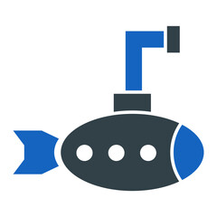 Toy Submarine Icon Design
