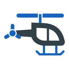 Obraz premium Toy Helicopter Icon Design