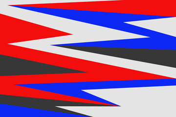 Abstract background with colorful sharp and zigzag pattern