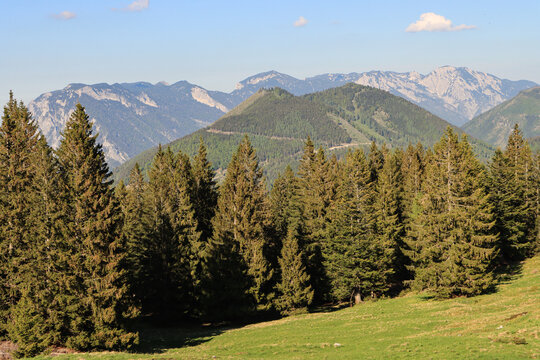 Wanderparadies Salzkammergut; Blick von der Vormaueralm zum H&ouml;llengebirge