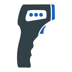 Thermometer Gun Icon Design