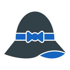 Pamela Hat Icon Design