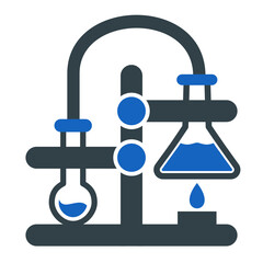Chemical Reaction Icon Design