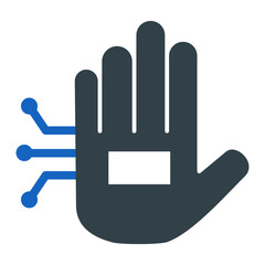 Obraz premium Wired Gloves Icon Design