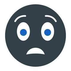 Confused Emoji Icon Design