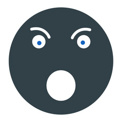 Surprised Emoji Icon Design