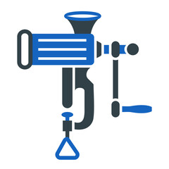 Meat Grinder Icon Design