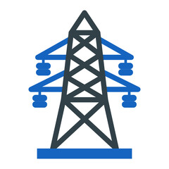 Electric Pole Icon Design