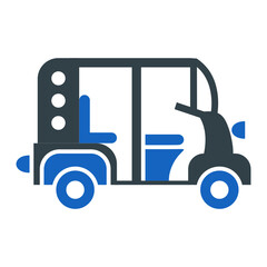 Rikshaw Icon Design