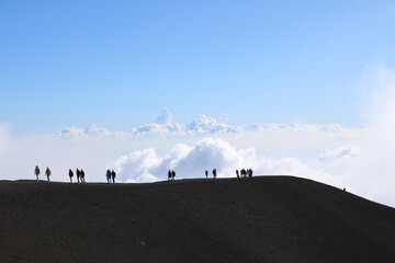 landscape in the Etna
