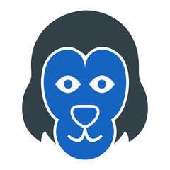 Naklejka premium Orangutan Icon Design