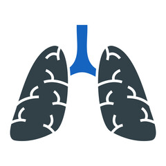 Lungs Icon Design