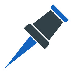 Push Pin Icon Design