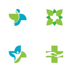Health Medical Logo template vector illustration design
