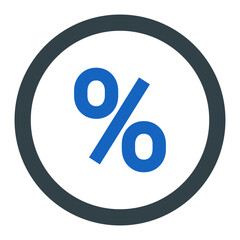 Percentage Icon Design