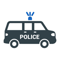 Police van Icon Design