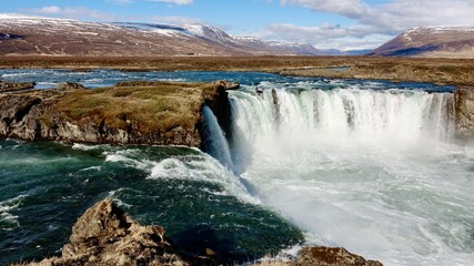 Wasserfälle in Island.