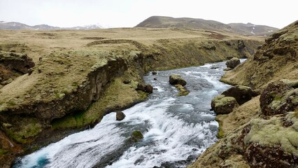 Wasserfälle in Island.