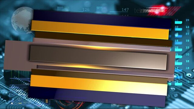 Colored stripes as background for openers, headline, intros, logo, name, text