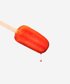 Dripping Red Popsicle