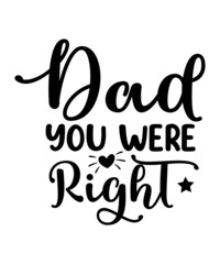 Fototapeta premium Father's Day SVG T-shirt Design