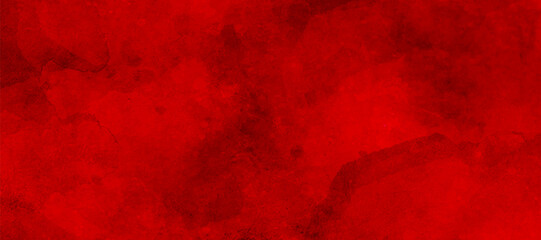 Red in grunge style for portraits, posters. Grunge textures backgrounds. Abstract grunge cracked concrete wall.