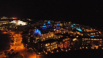 night view of the city