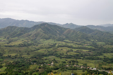 View from the hill Montaña Redonda, Dominican Republic