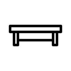 Coffee Table Icon Vector Symbol Design Illustration