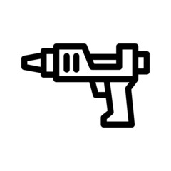 Hot Glue Icon Vector Symbol Design Illustration