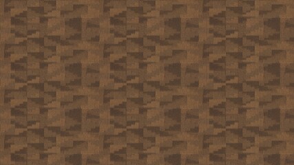 Brown Hotel Carpet Texture. Towel pattern. 3d rendering.