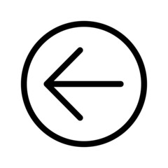 Left Icon Vector Symbol Design Illustration