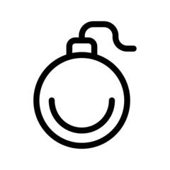 Bomb Icon Vector Symbol Design Illustration