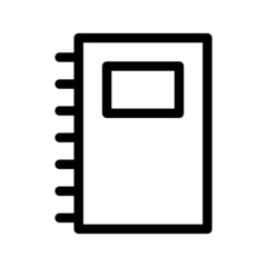 Notebook Icon Vector Symbol Design Illustration