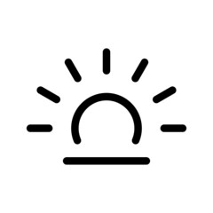 Morning Icon Vector Symbol Design Illustration