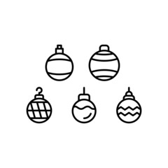 Christmas Icon Set Vector Symbol Design Illustration