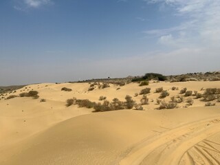 Beautiful desert. Thar Desert of Rajasthan, India