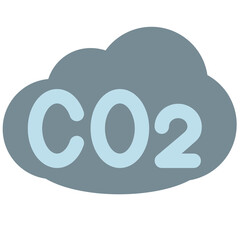 二酸化炭素をイメージしたマーク