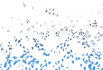 Light blue vector background with abstract forms.