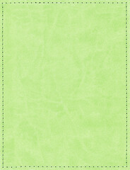 縁に縫い目のあるオシャレなグリーンの背景素材