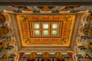 Lobby ceiling in the Library of Congress