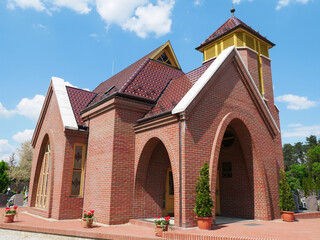 Obraz premium Chapel in the public cemetery